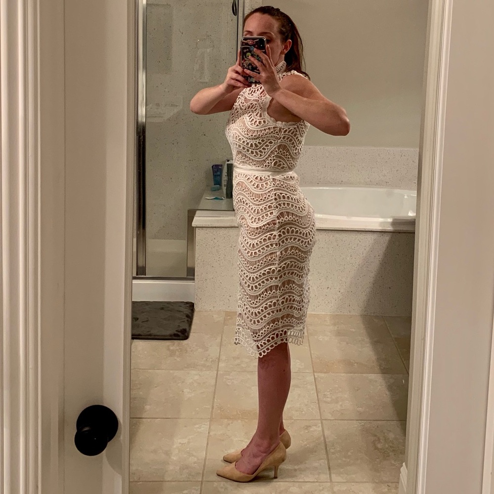 Vici Crochet Lace Midi Dress - Picture 3 of 8